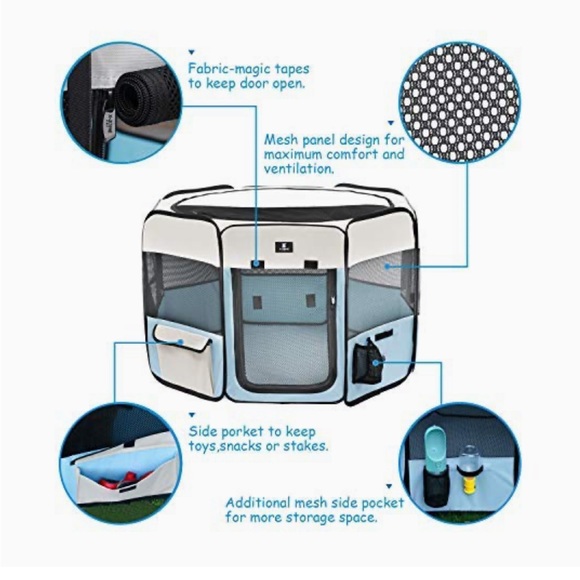 X-ZONE PET portable foldable pet playpen - Picture 9 of 13
